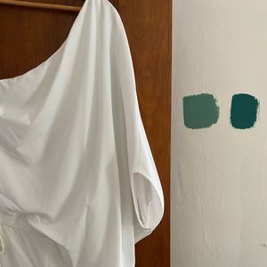 Halston asymmetrical jumpsuit